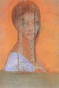 Odilon Redon Veiled Woman (mk19) France oil painting artist